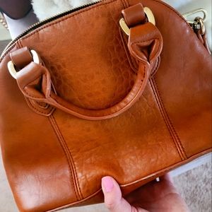 Brown Leather Crossbody